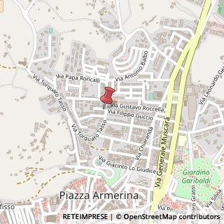 Mappa Via Giovanni Meli, 94015 Piazza Armerina, Enna (Sicilia)