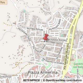 Mappa Via Torquato Tasso, 13, 94015 Piazza Armerina, Enna (Sicilia)