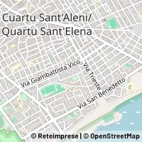 Kaart Quartu Sant'Elena