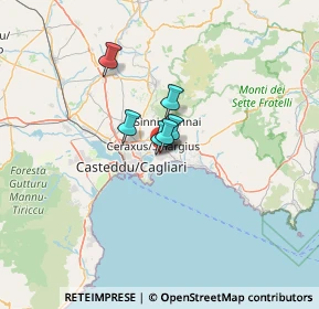 Mappa Via Giuseppe Garibaldi, 09045 Quartu Sant'Elena CA, Italia (13.12143)