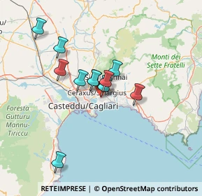 Mappa Via Giuseppe Garibaldi, 09045 Quartu Sant'Elena CA, Italia (11.89727)