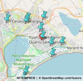 Mappa Via Giuseppe Garibaldi, 09045 Quartu Sant'Elena CA, Italia (2.33545)