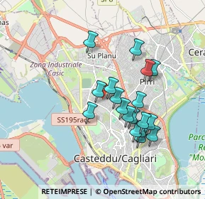 Mappa Via Quirra, 09121 Cagliari CA, Italia (1.69833)