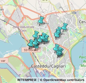 Mappa Via Quirra, 09121 Cagliari CA, Italia (1.2665)
