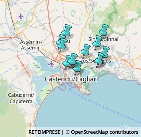 Mappa Via Campo Pisano, 09121 Cagliari CA, Italia (5.17667)