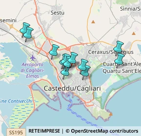 Mappa Via Baudi Carlo di Vesme, 09121 Cagliari CA, Italia (2.91667)