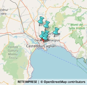 Mappa Via Paracelso, 09131 Cagliari CA, Italia (29.45833)