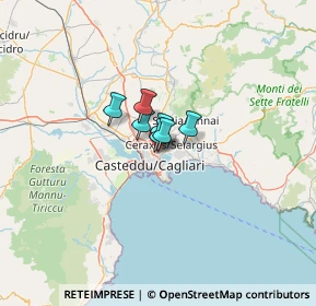 Mappa Via Paracelso, 09131 Cagliari CA, Italia (22.90818)