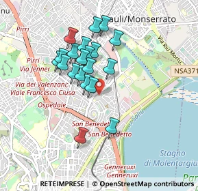 Mappa Via Paracelso, 09131 Cagliari CA, Italia (0.824)