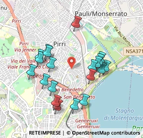 Mappa Via Paracelso, 09131 Cagliari CA, Italia (0.985)