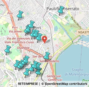 Mappa Via Paracelso, 09131 Cagliari CA, Italia (1.336)
