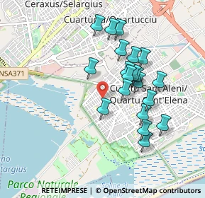 Mappa Via Pietro Nenni, 09045 Quartu Sant'Elena CA, Italia (0.893)