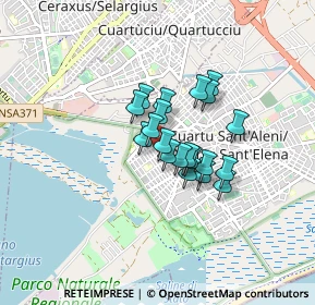 Mappa Via Pietro Nenni, 09045 Quartu Sant'Elena CA, Italia (0.584)