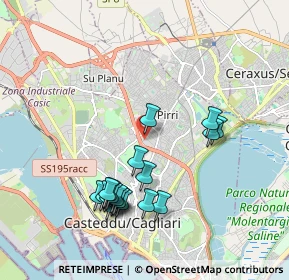 Mappa Via dei Carroz, 09134 Cagliari CA, Italia (2.15)