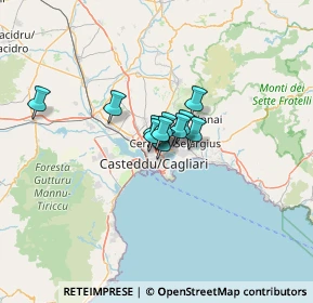 Mappa Via dei Carroz, 09134 Cagliari CA, Italia (6.55727)