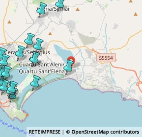 Mappa Via Tibula, 09045 Quartu Sant'Elena CA, Italia (7.1205)