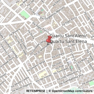 Mappa Via XX Settembre, 33, 09045 Quartu Sant'Elena, Cagliari (Sardegna)