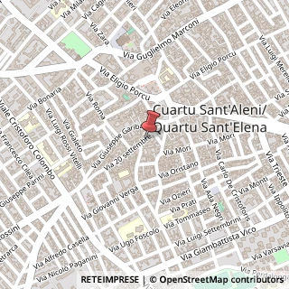 Mappa Via XX Settembre, 31, 09045 Quartu Sant'Elena, Cagliari (Sardegna)