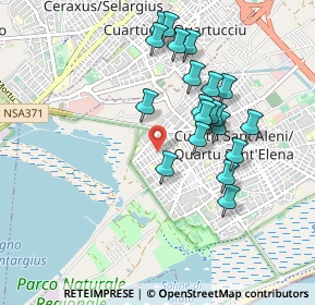 Mappa Via Boccherini Luigi, 09045 Quartu Sant'Elena CA, Italia (0.9435)