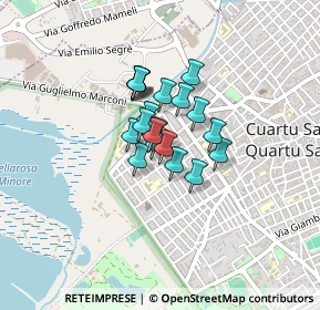 Mappa Via Boccherini Luigi, 09045 Quartu Sant'Elena CA, Italia (0.2595)
