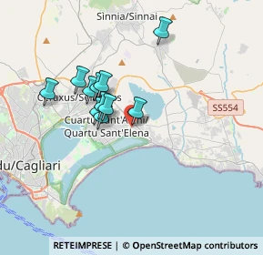 Mappa Via Danimarca, 09045 Quartu Sant'Elena CA, Italia (3.05)
