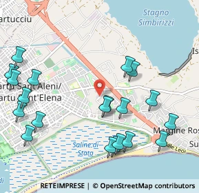 Mappa Via Danimarca, 09045 Quartu Sant'Elena CA, Italia (1.3625)