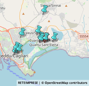 Mappa Via Torino, 09045 Quartu Sant'Elena CA, Italia (3.14231)