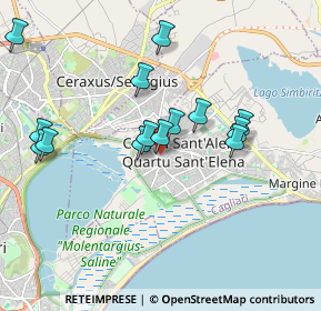 Mappa Via Rossa, 09045 Quartu Sant'Elena CA, Italia (1.95857)