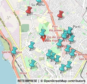 Mappa Via Flumentepido, 09121 Cagliari CA, Italia (1.247)