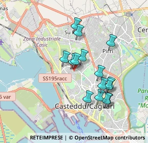 Mappa Via Monte Santo, 09121 Cagliari CA, Italia (1.728)