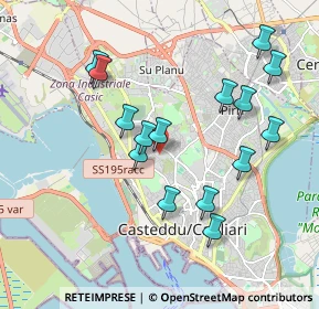 Mappa Via Monte Santo, 09121 Cagliari CA, Italia (2.06)