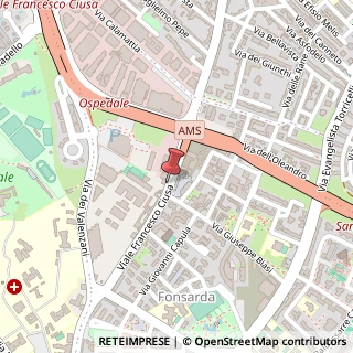 Mappa Via Francesco Ciusa, 58, 09131 Cagliari, Cagliari (Sardegna)