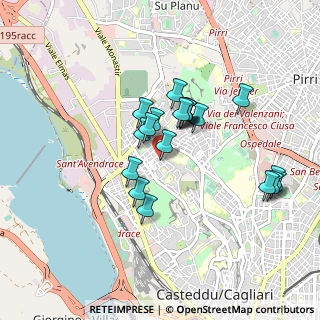 Mappa Via Timavo, 09131 Cagliari CA, Italia (0.815)