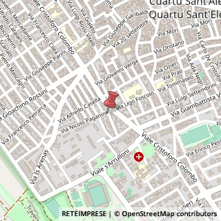 Mappa Via Vittorio Alfieri, 10, 09045 Quartu Sant'Elena, Cagliari (Sardegna)