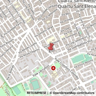Mappa Viale C. Colombo, 163, 09045 Quartu Sant'Elena, Cagliari (Sardegna)