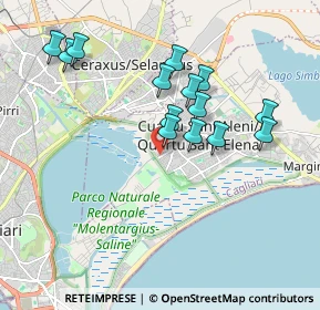 Mappa Via Monteverdi Claudio, 09045 Quartu Sant'Elena CA, Italia (1.89714)