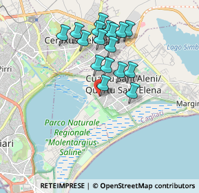Mappa Via Monteverdi Claudio, 09045 Quartu Sant'Elena CA, Italia (1.80647)