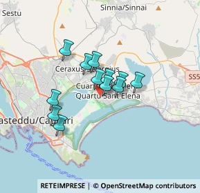 Mappa Via Giuseppe Verdi, 09045 Quartu Sant'Elena CA, Italia (2.55667)