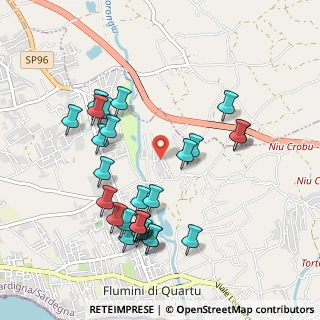 Mappa Via delle Calle, 09045 Quartu Sant'Elena CA, Italia (1.12222)