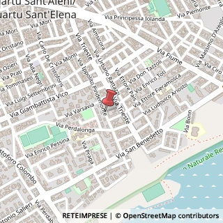Mappa Via Pindemonte, 57, 09045 Quartu Sant'Elena, Cagliari (Sardegna)