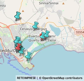 Mappa Via Gian Battista Vico, 09045 Quartu Sant'Elena CA, Italia (4.83625)