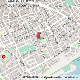 Mappa Via Varsavia, 14D, 09045 Quartu Sant'Elena, Cagliari (Sardegna)
