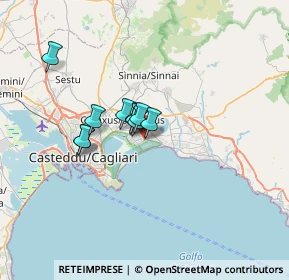 Mappa Via Dublino, 09045 Quartu Sant'Elena CA, Italia (4.607)