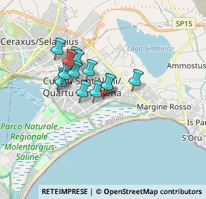 Mappa Via Dublino, 09045 Quartu Sant'Elena CA, Italia (1.36429)