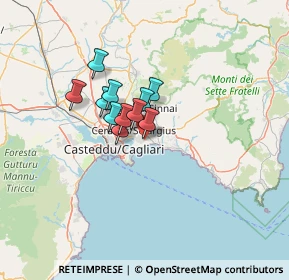 Mappa Via Dublino, 09045 Quartu Sant'Elena CA, Italia (8.90818)