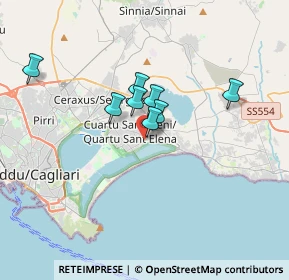 Mappa Via Dublino, 09045 Quartu Sant'Elena CA, Italia (3.41222)