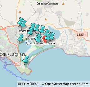 Mappa Via Dublino, 09045 Quartu Sant'Elena CA, Italia (2.96429)