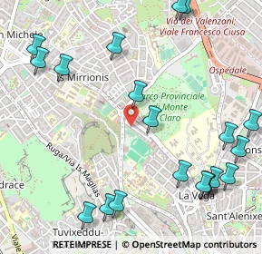 Mappa Via Campania, 09121 Cagliari CA, Italia (0.7655)