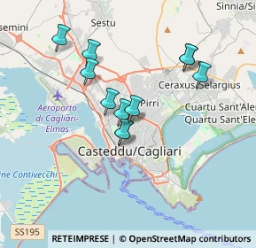 Mappa Via Campania, 09121 Cagliari CA, Italia (3.29545)