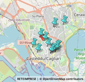 Mappa Via Campania, 09121 Cagliari CA, Italia (1.37154)